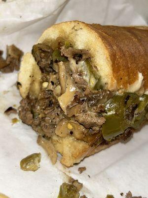 Mushroom Cheesesteak*