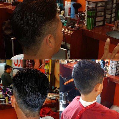 Mans hair cut