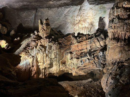 Formations in the caves