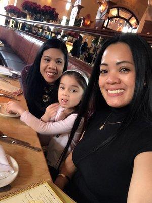 Our Office Manager Dureza and her daughter Kaela with Ruth