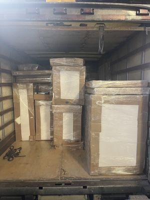 Our truck is fully packed and ready for delivery!