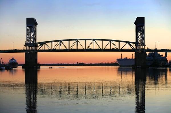 WIlmington NC Bridge to Downtown.. Cape Fear Memorial