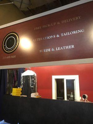 Dry clean service, tailoring...