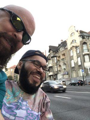 Ron  and Mike in Poland