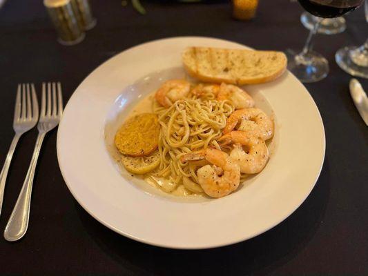 Tequila Shrimp and Pasta