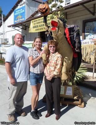 Fallbrook Scarecrow Days, we won best of show scarerow