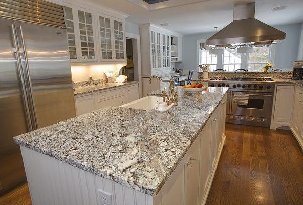 Beautiful kitchen by Eugene's Marble & Granite