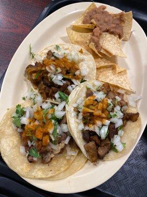 Lengths and al pastor tacos