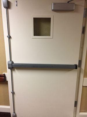 Full line of commercial exit door hardware