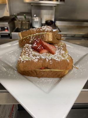 Strawberry Stuffed French Toast