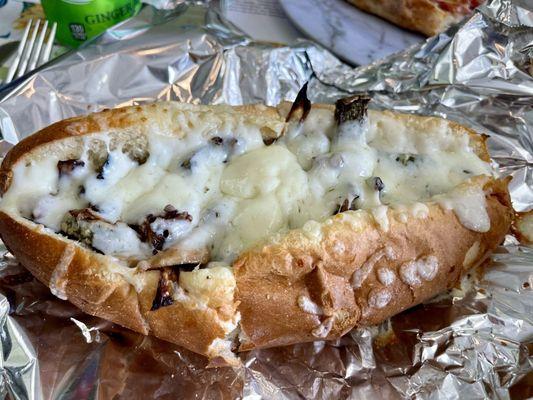 Steak & cheese on fresh bread!