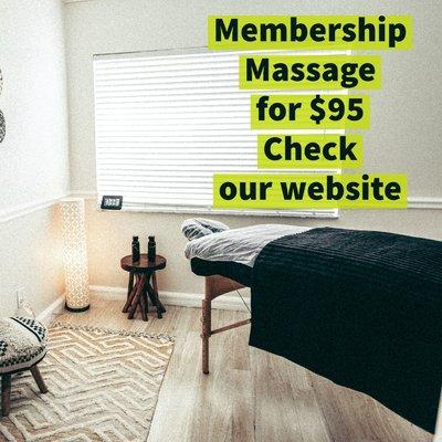 Massage membership now available for only $95 in NYC. More information on this great deal available on our website. 
www.kneadnyc.com