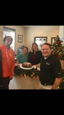 All smiles -thanks to this wonderful dentist!