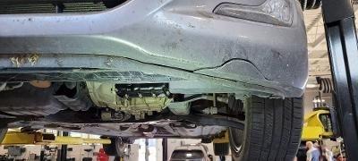 Crack bumper blamed on transmission failure