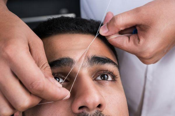 Men's Eyebrows Threading