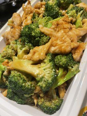 Chicken and broccoli