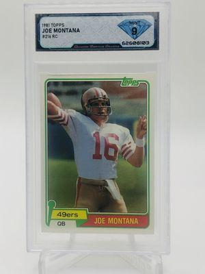 DSG 9 Mint 1981 Topps Joe Montana RC