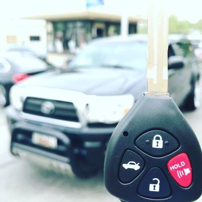 Toyota remote keyless programed