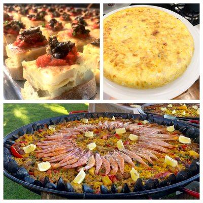 L.A. Paella Catering- Pair a yummy Tortilla Espanola with our Paella Mixta. Both cooked fresh onsite. Don't wait, inquire today!