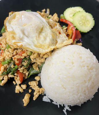 Ma Kin Kra Pao ( Over Rice )