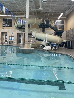 Indoor pool with Slide