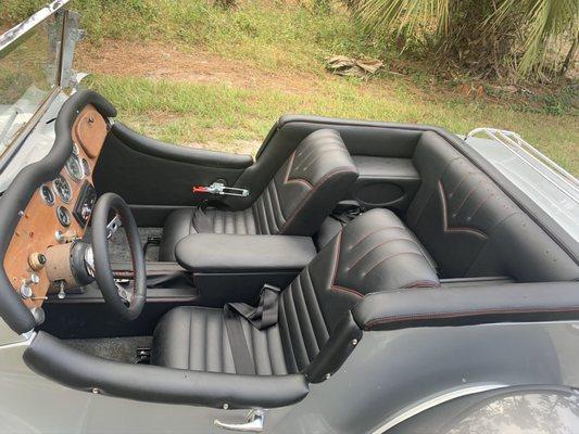 Custom interior for a 1927 Mercedes