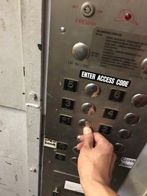 More than half the buttons don't light up, and the close door button is EXTREMELY hard to push and hold down for it to function.