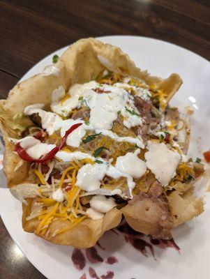 Grilled Veggies Taco Salad