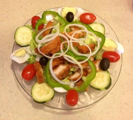 Crispy chicken salad