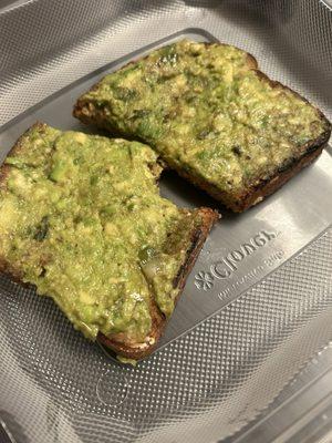 Avocado toast gross