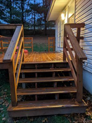 Deck Built by Pat