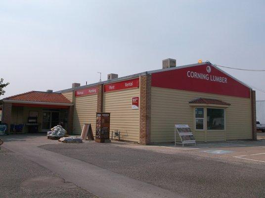 Corning Lumber Orland Storefront