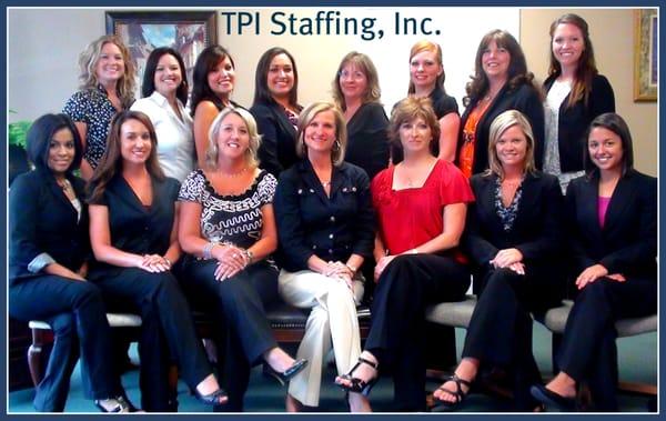 Corporate Staff Photo- Thank you for choosing TPI Staffing as your employment resource!