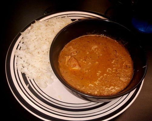 Peanut butter soup with chicken