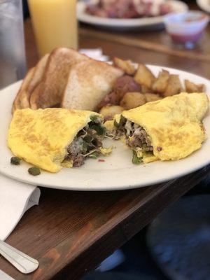 Pepper steak and cheese