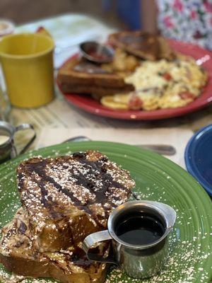 Cannoli cream french toast.