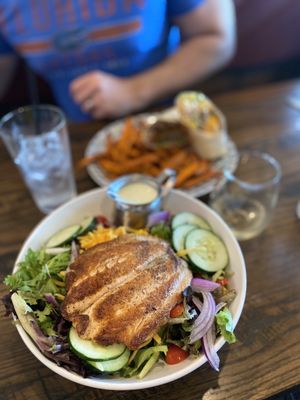 House Salad with Salmon