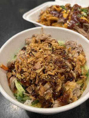 Maui fresh rice bowl with pork