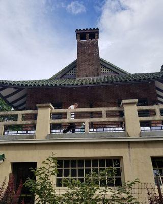 The backside of the Pagoda building.