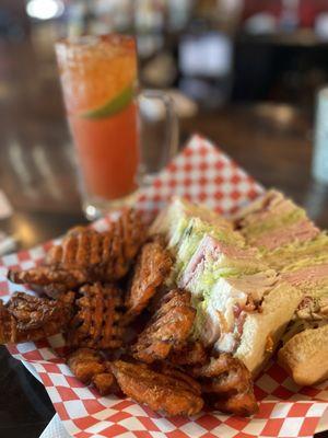 The tavern with sweet potato fries