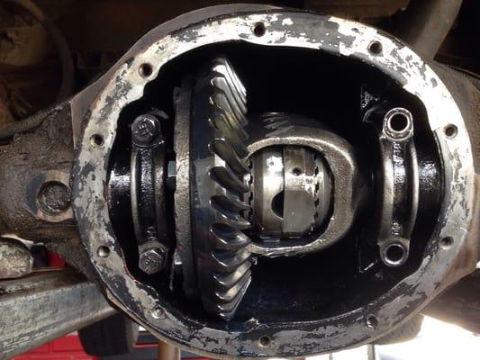 1992 jeep rear differential rebuild