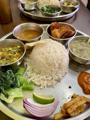 Fried Fish Thali