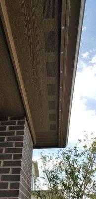 Discreet from the street - installed behind your trim in a track that matches the color