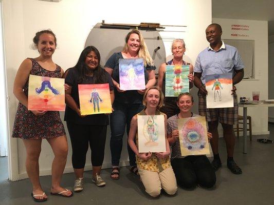 Mindfulness-based art workshop.