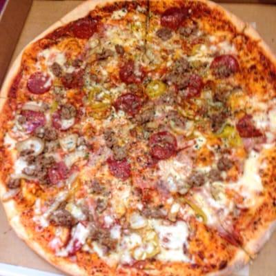 You gotta try the hangover pizza