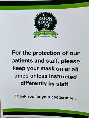 Mask Sign