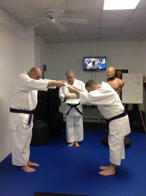 Still training and learning.  Tanbojutsu License