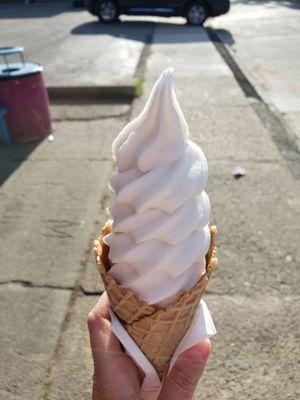 Almond milk soft serve