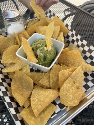 Guacamole and chips