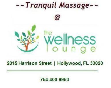 Tranquil Massage Exclusively @ The Wellness Lounge!